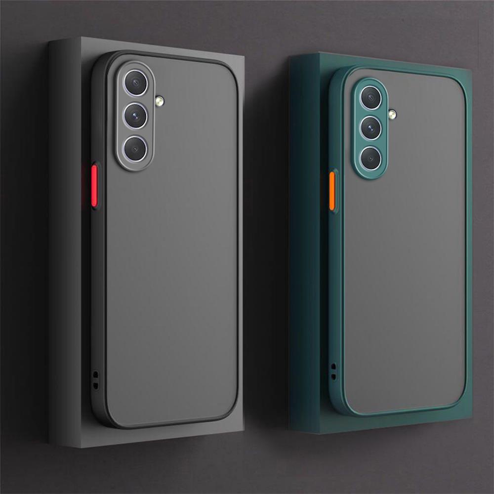 Matte Hard Pc Back Case - 高級マット Samung A15 A05 A05s ケースシリコンエッジハード