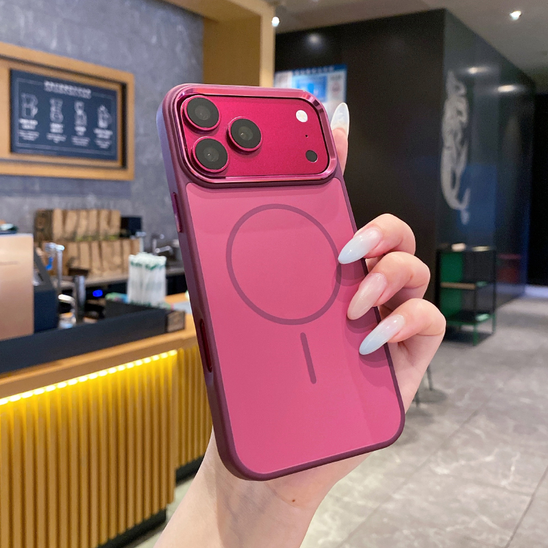 Matte Hard Pc Back Case - ソリッドカラーマットソフトTPU+ハードPC製iPhoneケース iPhone 18 17 Pro Max
