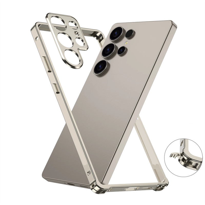 Metal Bumper Aluminum Frame Case - アルミニウム合金フレームバンパーケース Samsung Galaxy S23 S25 Ultra