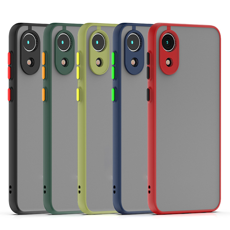 Matte Hard Pc Back Case - Fundas 肌の感触マットハード PC 電話ケース三星銀河 A03 コア耐衝撃鎧シリコンバックカバー