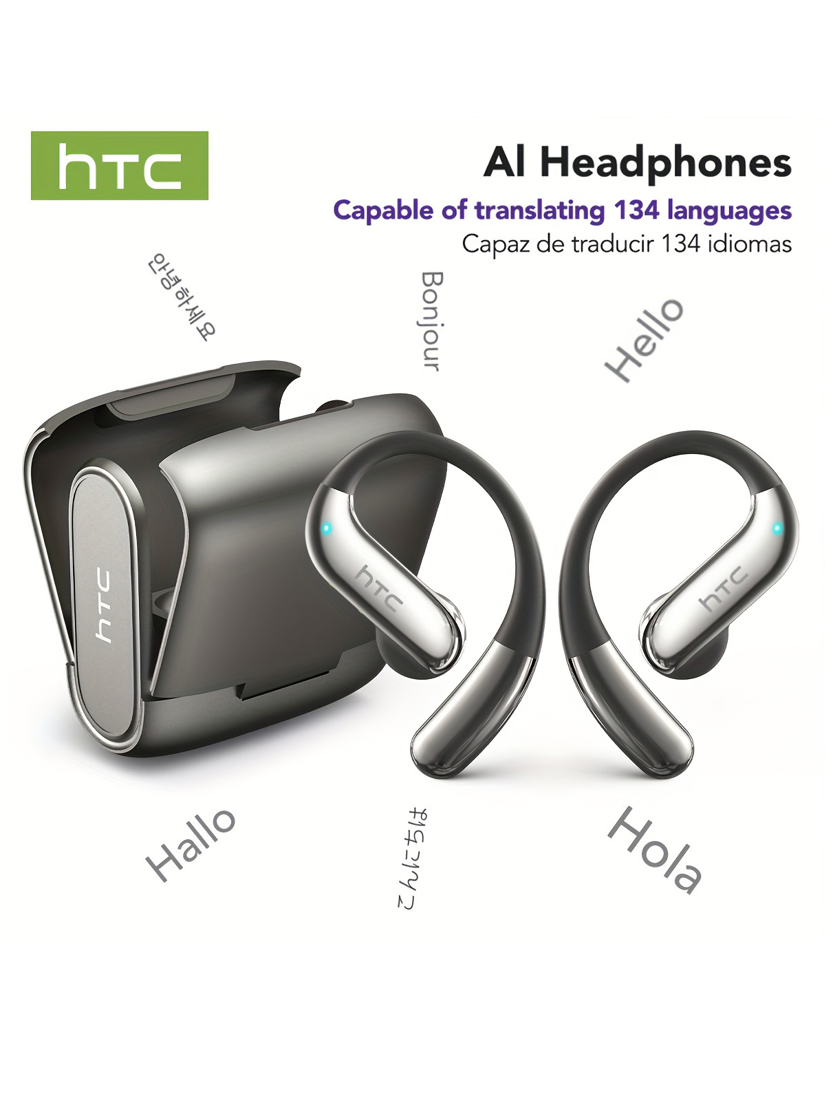 Phone Cases - オープンイヤー Bluetooth ヘッドフォン HTC 30 時間再生