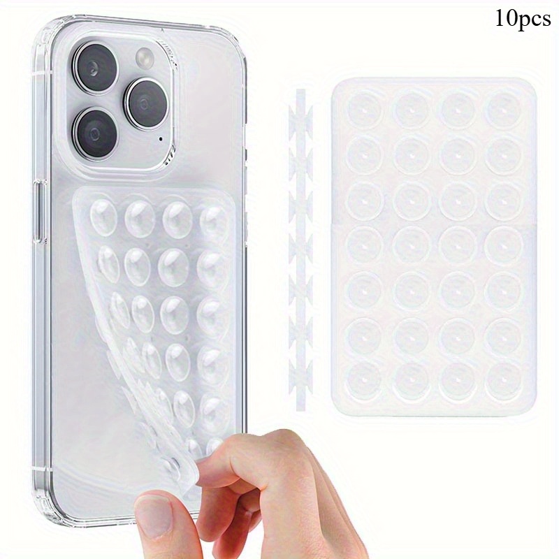 Phone Stands - 10個入り両面シリコン吸盤式スマホホルダー 強力グリップ 防水シャワー対応スタンド ビデオ撮影・写真撮影用