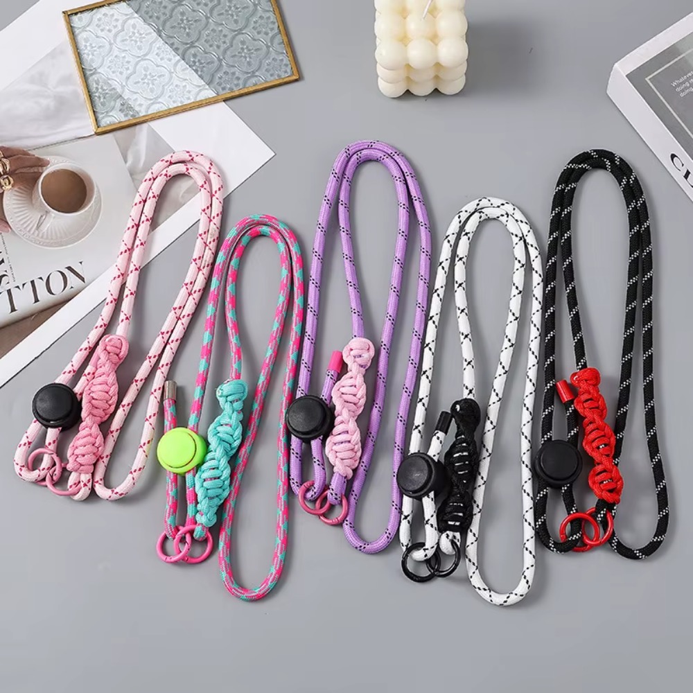 Crossbody Lanyard Neck Strap Case - ユニバーサル調整可能スマホストラップ クロスボディストラップ 0.8x120cm 紛失防止 耐久性 取り外し可能