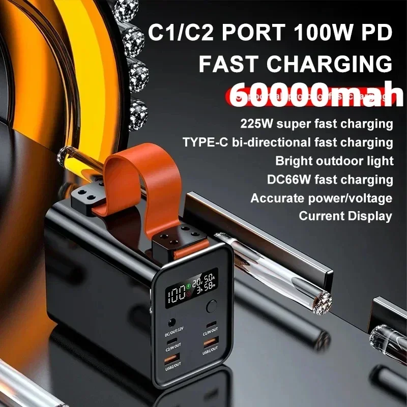 ノートパソコン用60000mAh 100Wポータブル電源バン - Power Banks のレビューと価格