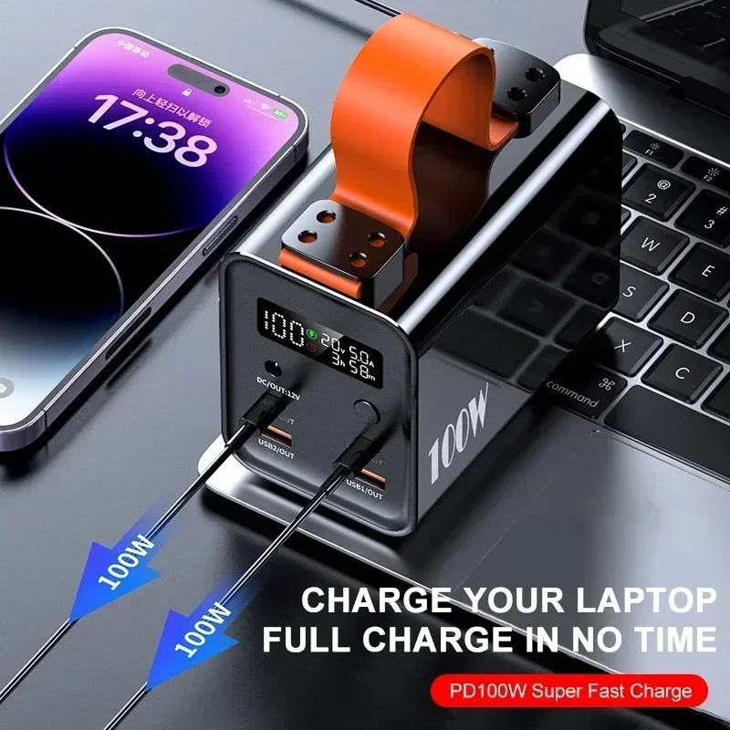 ノートパソコン用60000mAh 100Wポータブル電源バン - Power Banks のレビューと価格