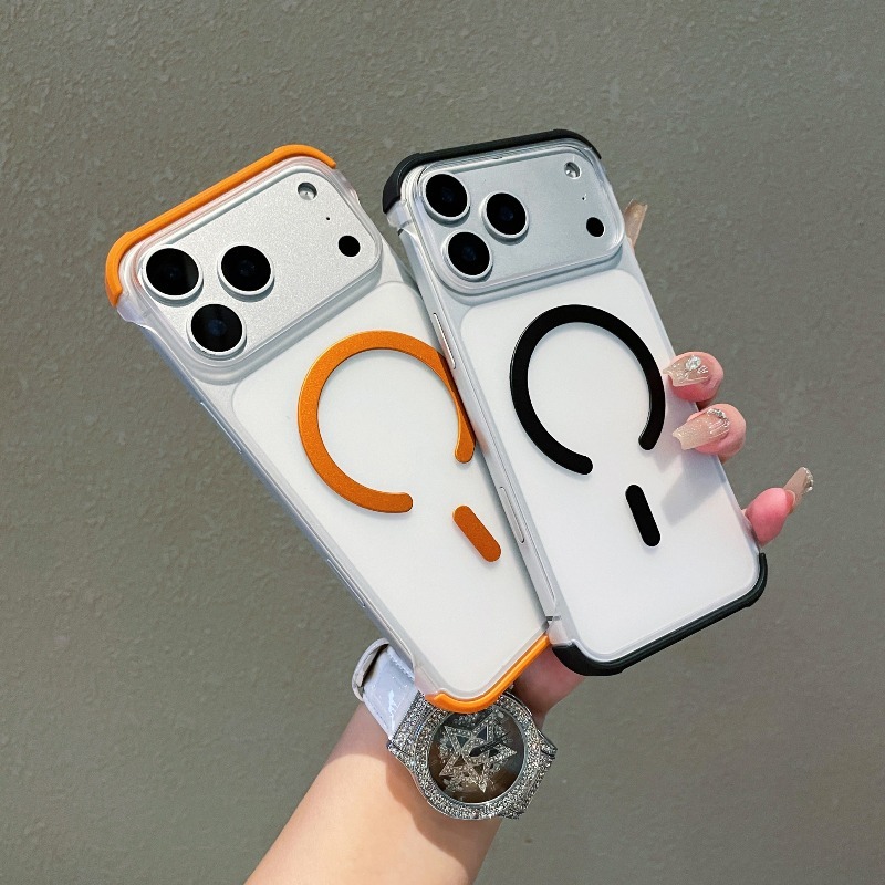 プレミアムセミラップ型フレームレスMagSafe対応iPho - Ultra Thin Frameless Phone Cover のレビューと価格