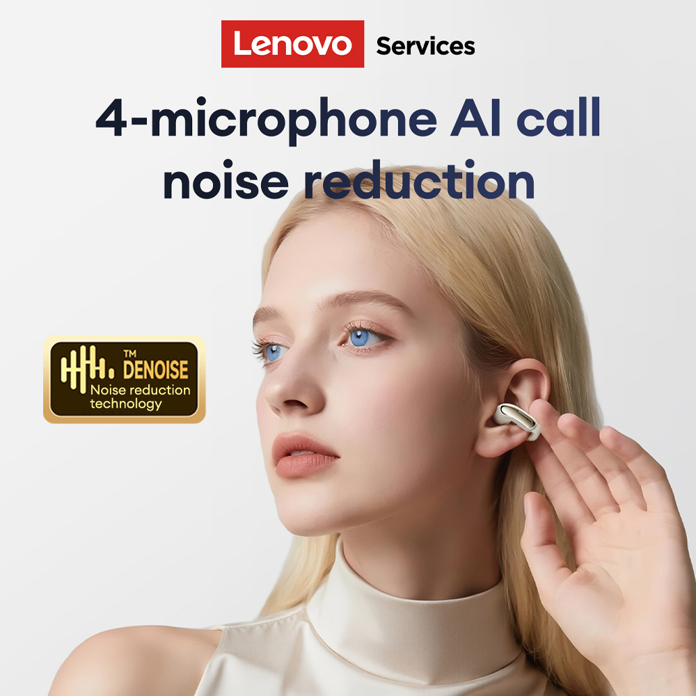 Lenovo LES-108 骨伝導 TWS イヤークリップ - Earphones のレビューと価格