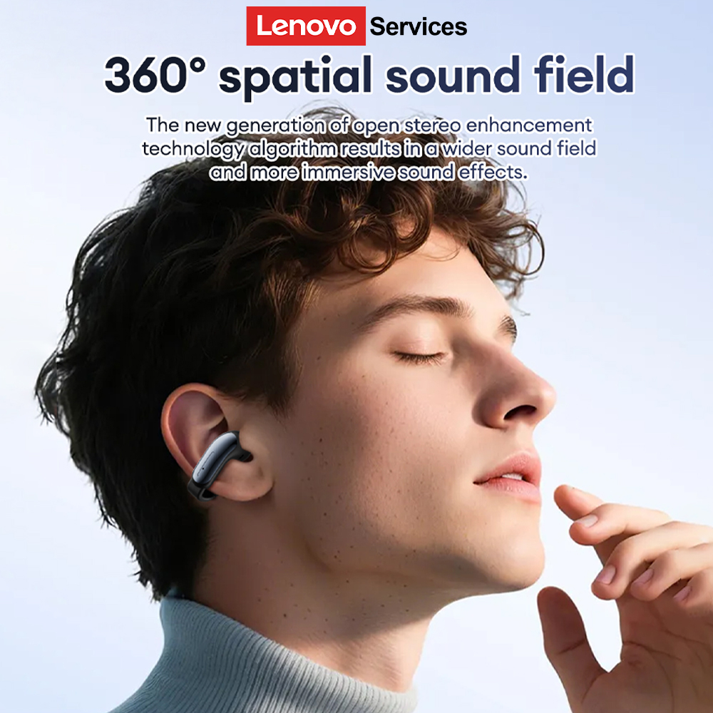 Lenovo LES-108 骨伝導 TWS イヤークリップ - Earphones のレビューと価格