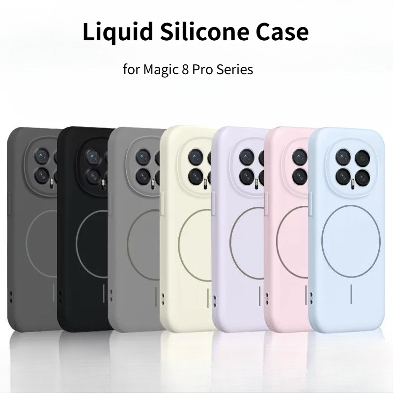 ファッションオリジナル液体シリコーン電話ケース名誉マジック  - Liquid Silicone Magnetic Phone Case のレビューと価格