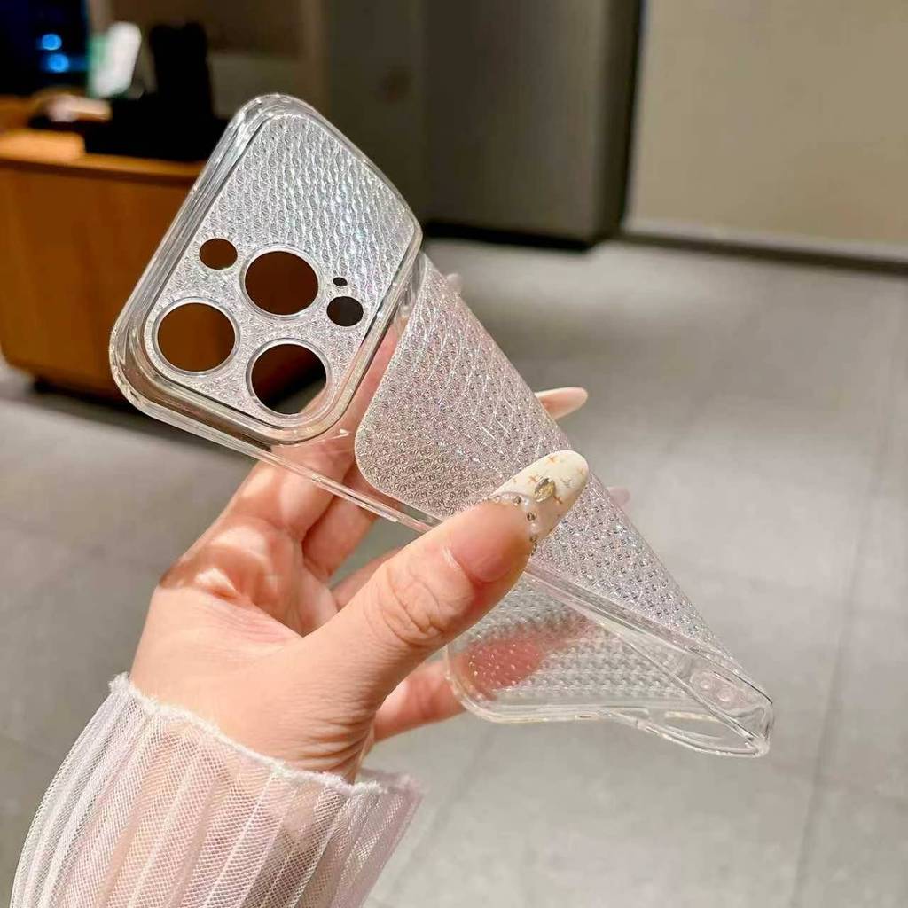 iPhone 15、16、17 Pro Max用、透明メッシ - Heat Dissipation Mesh Breathable Case のレビューと価格