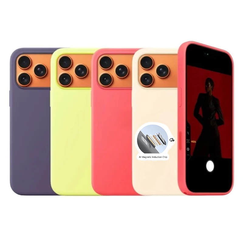 オリジナルスキンフレンドリータッチリキッドシリコンソフトケー - Liquid Silicone Magnetic Phone Case のレビューと価格