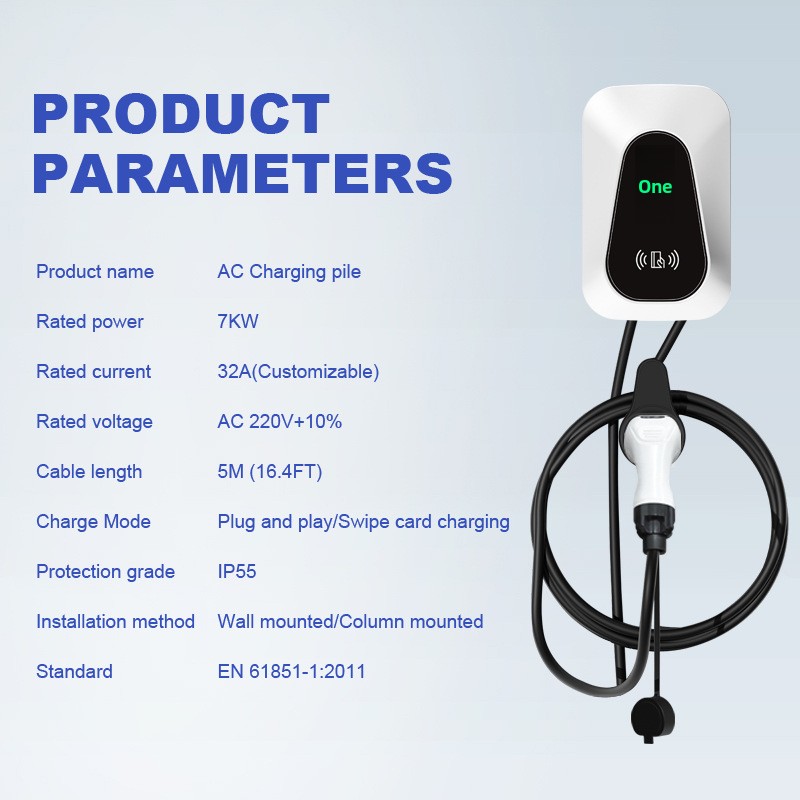 欧州規格7kWタイプ2 EV充電器 カードリーダー Tuya - Chargers のレビューと価格