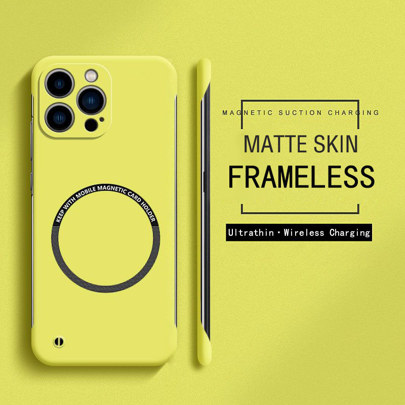 フレームレス マグネット式 MagSafe対応 超薄型ケース - Matte Hard Pc Back Case のレビューと価格