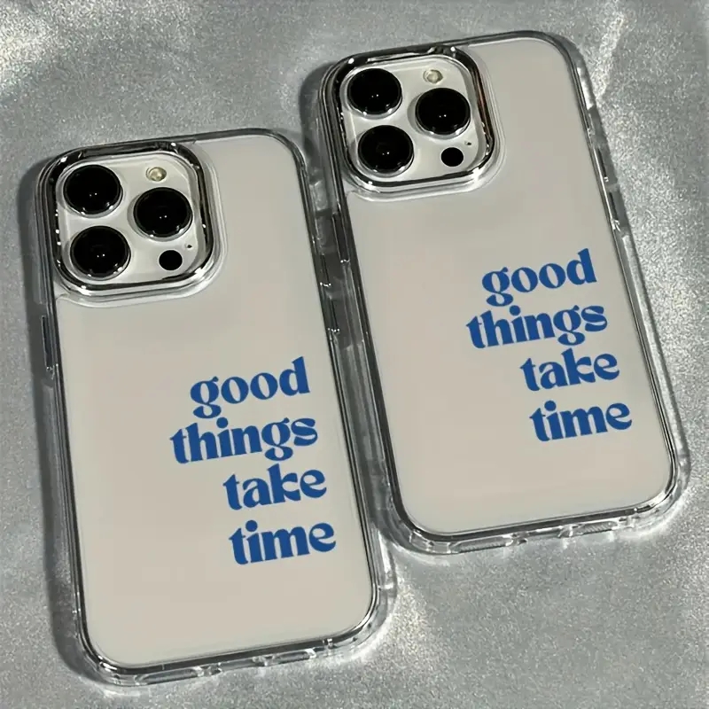 Good Things Take Time レンズフレームケ - Clear Shockproof Bumper Case のレビューと価格