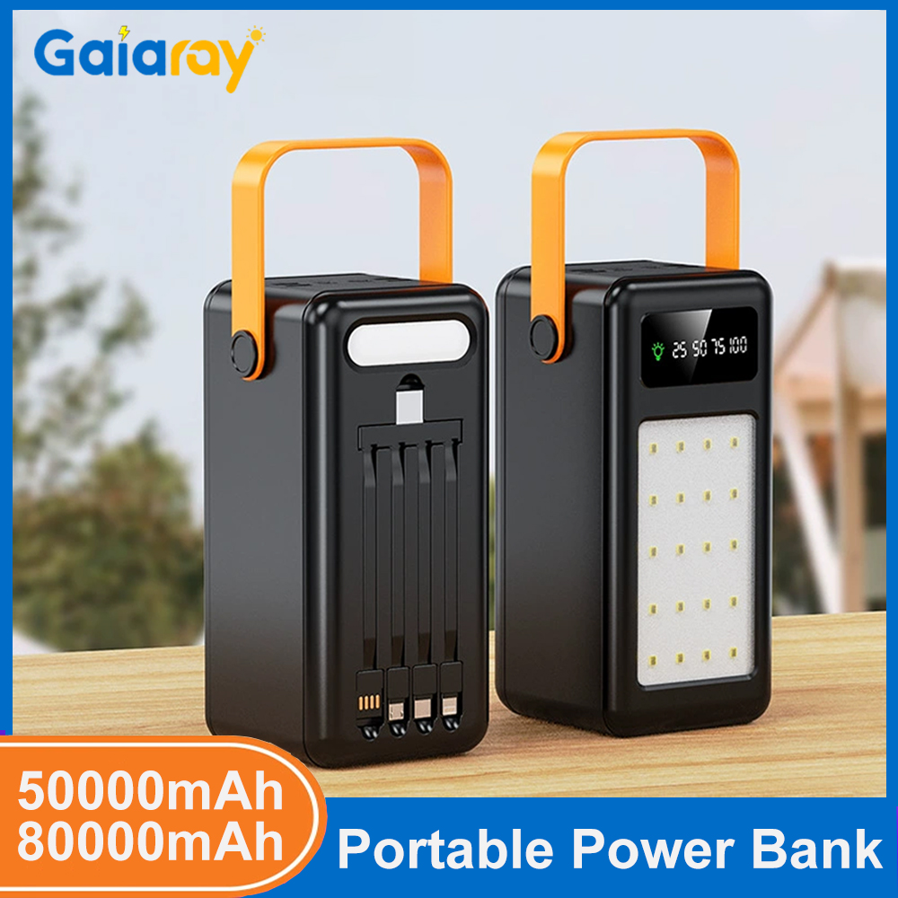 50000mAh 80000mAh ポータブル電源 急速充電 - Power Banks のレビューと価格