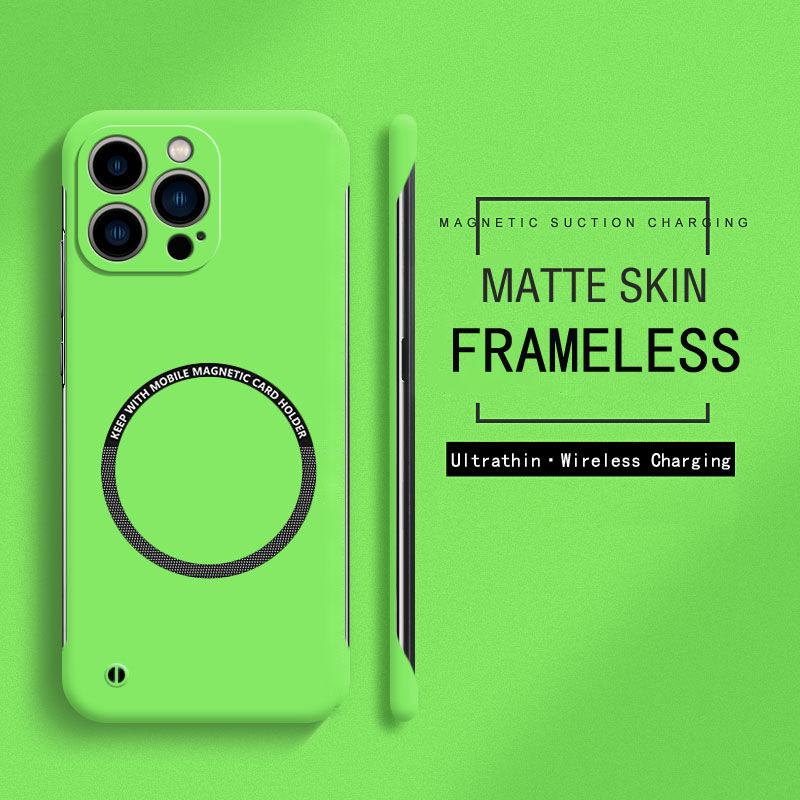 フレームレス磁気 Magsafe スリムケース iPhone - Matte Hard Pc Back Case のレビューと価格