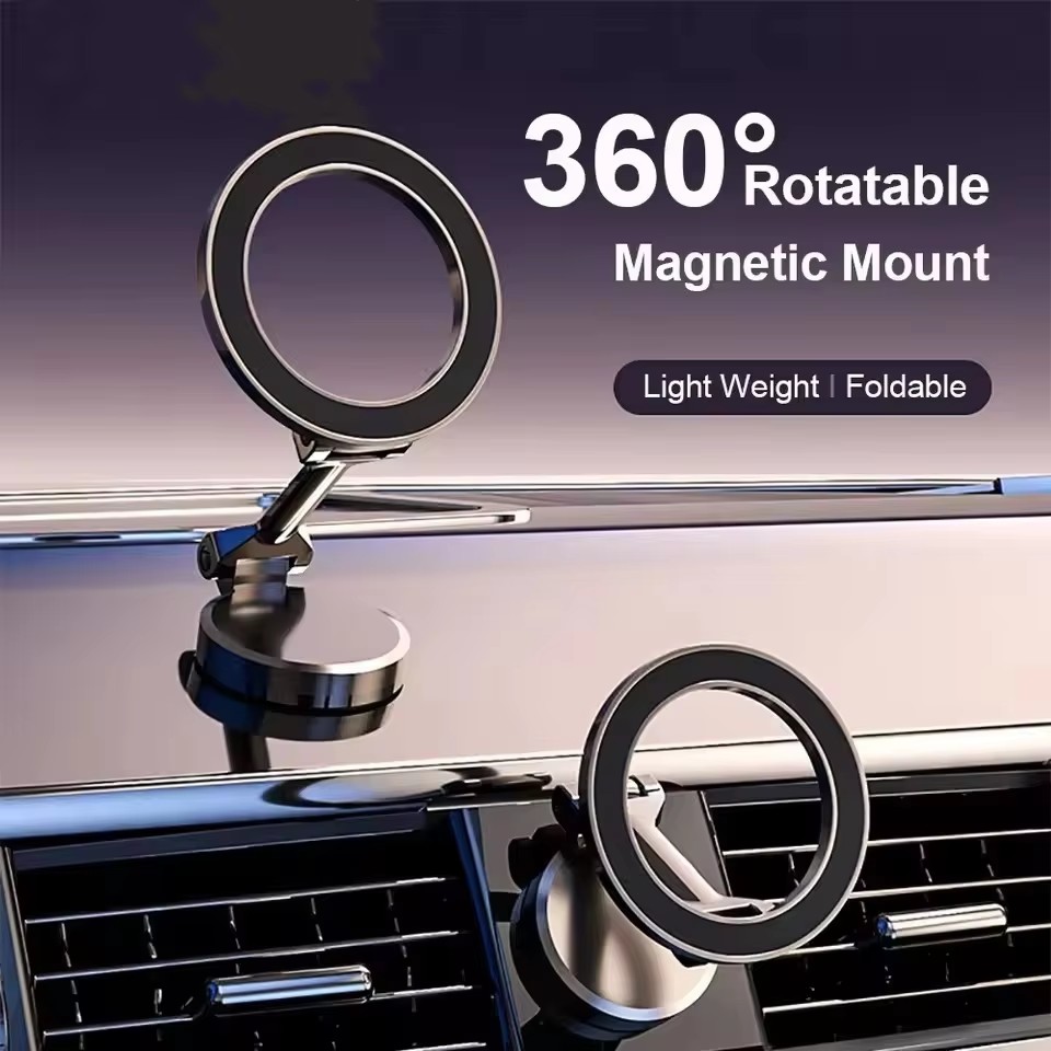 マグセーフ360対応折りたたみ式マグネット式車載携帯電話ホル - Phone Stands のレビューと価格