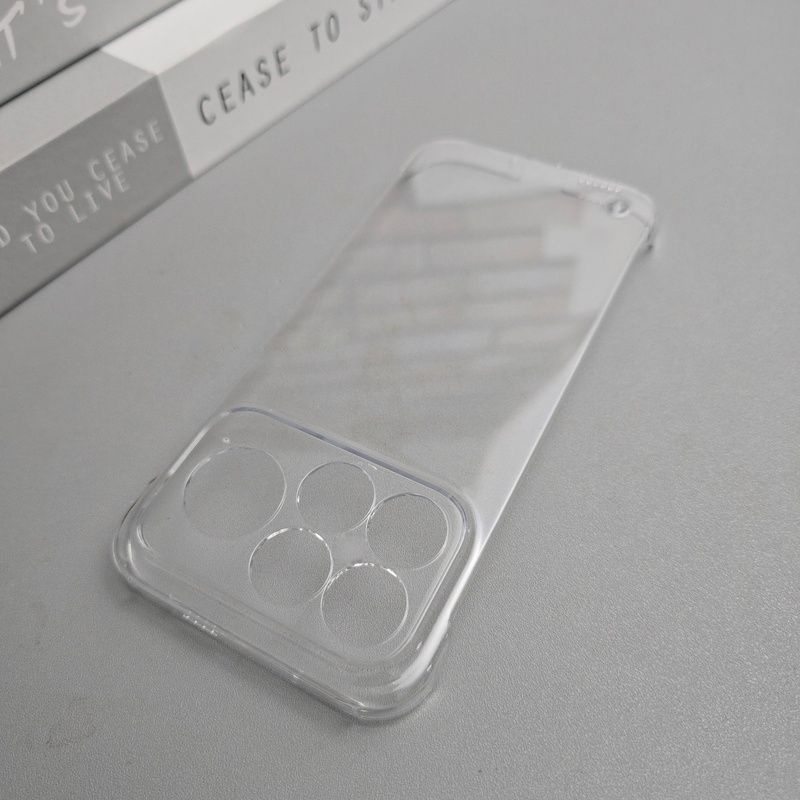 超薄型クリアフレームレスPCハードプラスチック製携帯電話ケー - Ultra Thin Frameless Phone Cover のレビューと価格