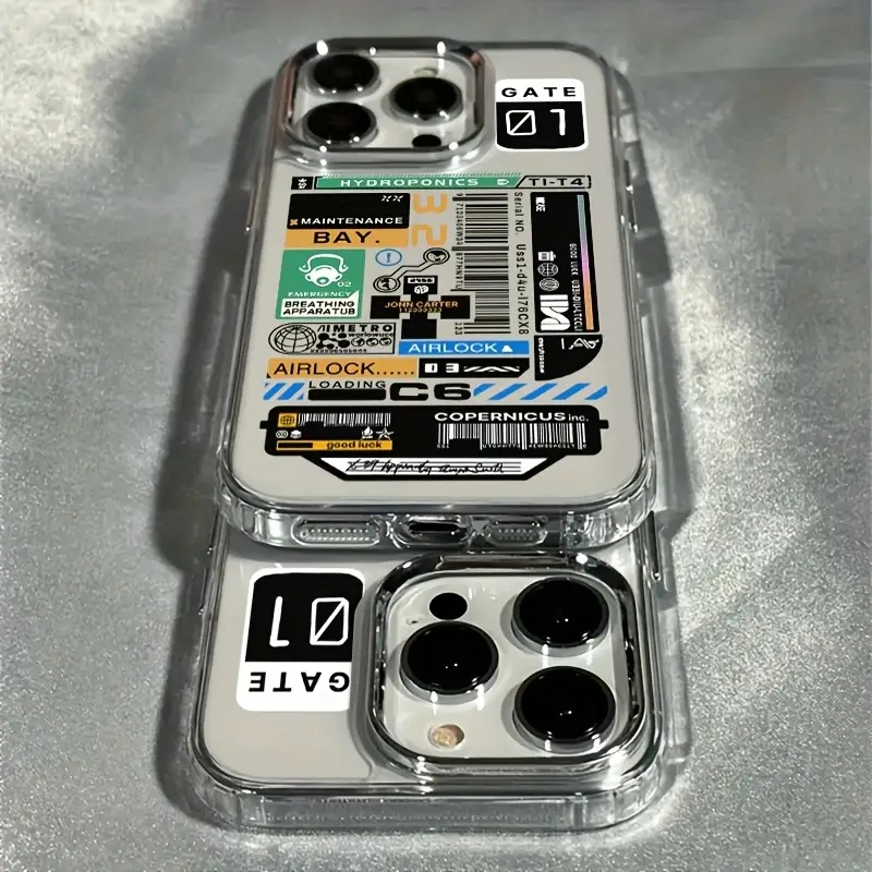 車のステッカーラベル付きクリアスマホケース iPhone 1 - Clear Shockproof Bumper Case のレビューと価格