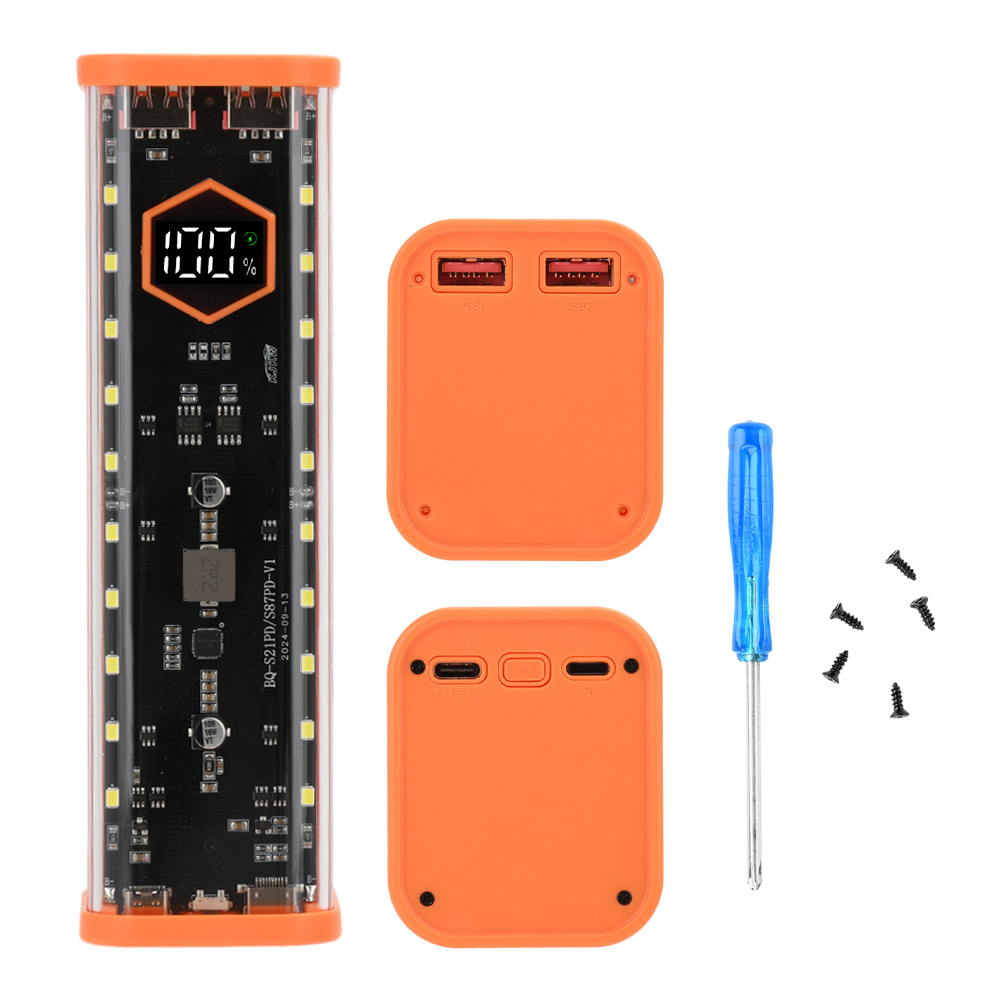 8*21700 バッテリーケース 22.5W 急速充電 DI - Power Banks のレビューと価格