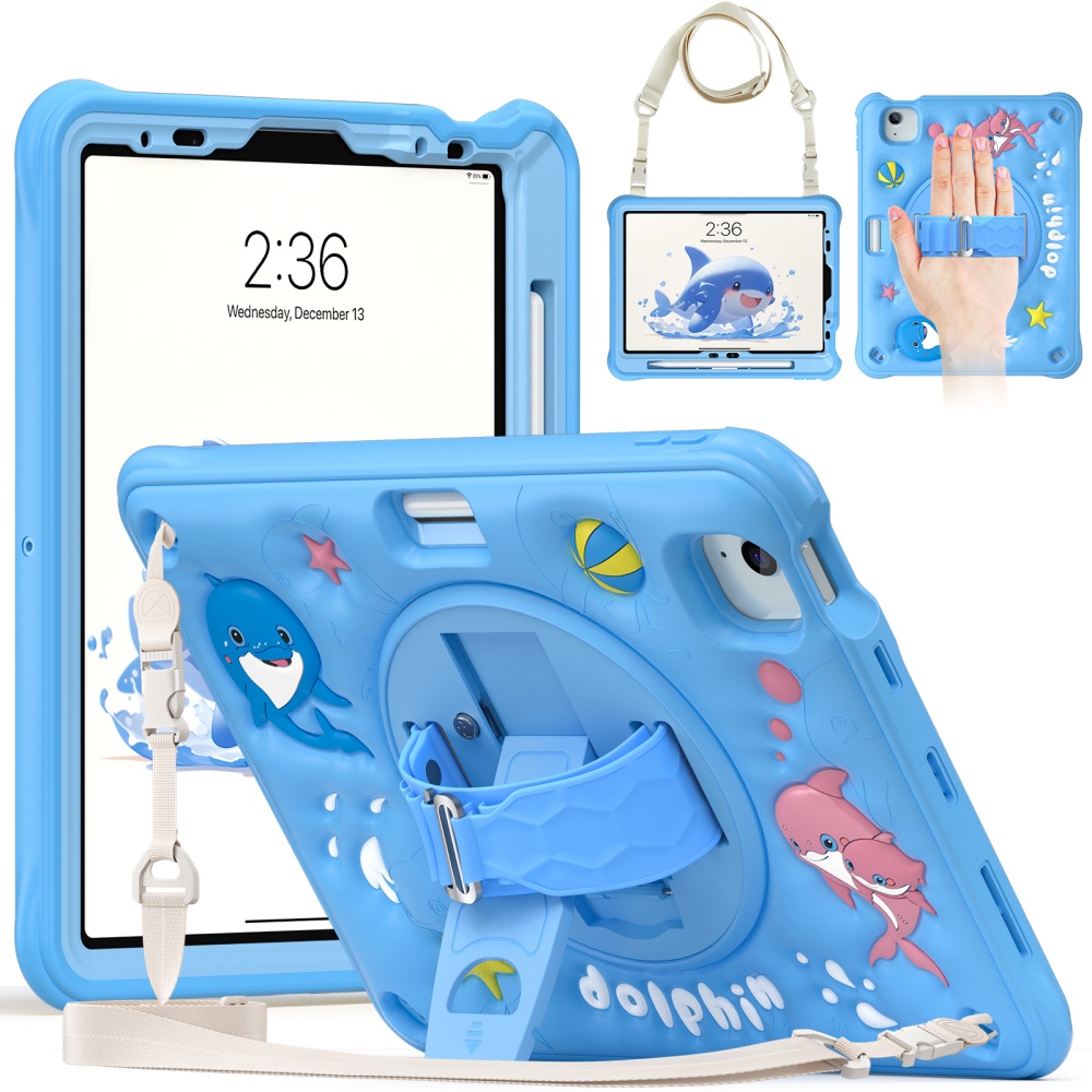 iPad Mini A17Pro Mini6 キッズ向けキュ - Cute Cartoon Wrist Strap Silicone Case のレビューと価格