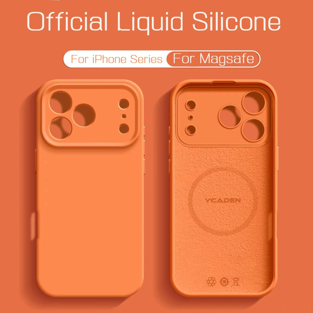 ファッションマカロンカラーのスキンフィールオリジナルリキッド - Liquid Silicone Magnetic Phone Case のレビューと価格