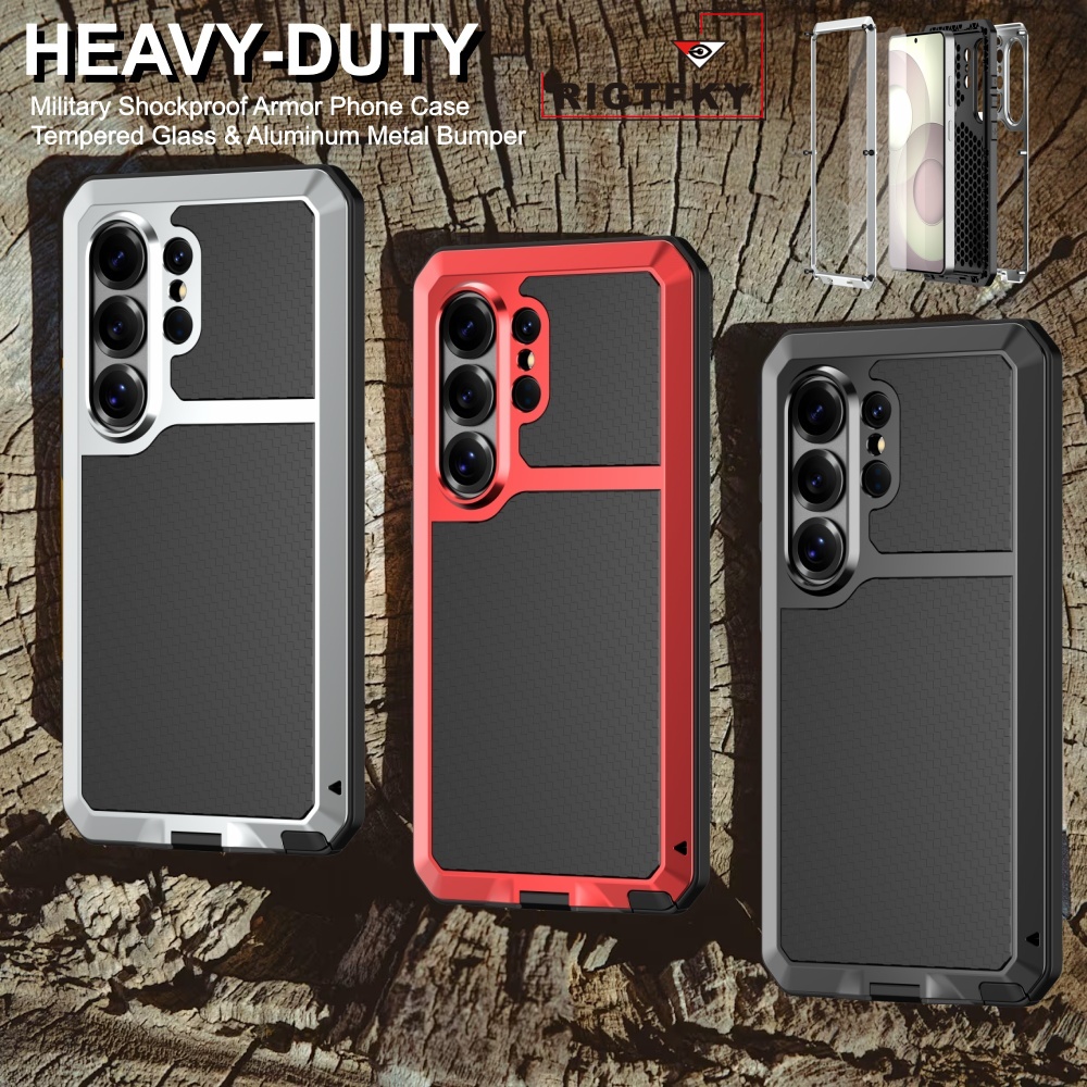 Samsung S26 Ultra、S26 Plus用ケース - Heavy Duty 360 Full Body Protective Case のレビューと価格
