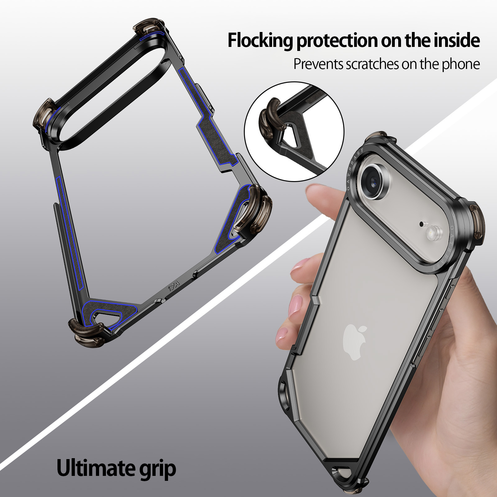 Eary アルミニウム製iPhone 17 Air用ケース  - Ultra Thin Frameless Phone Cover のレビューと価格