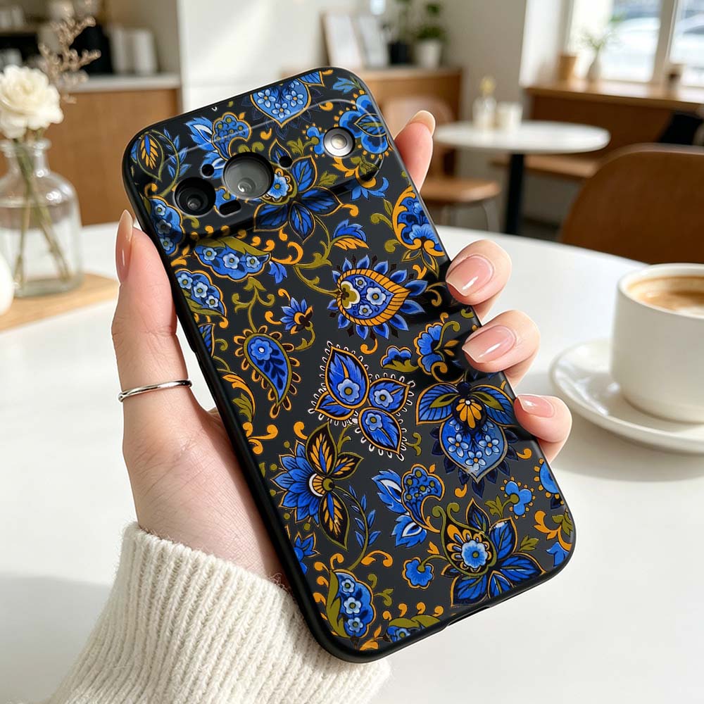ヴィンテージデザイン花柄シリコンカバー Google Pix - Vintage Floral Pattern Soft Case のレビューと価格