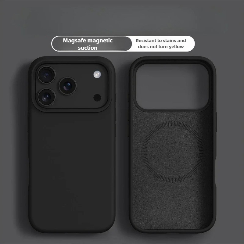 MagSafe対応 液体シリコン製 磁気吸着 iPhone1 - Liquid Silicone Magnetic Phone Case のレビューと価格