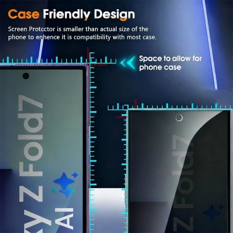 Samsung Galaxy Z Fold7 ケース用プライ - Anti Spy Privacy Glass Case のレビューと価格